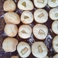 El cooksnap de Geo Monnier cuando hizo Galletas sin gluten de leche condensada y almidón de maíz rosas.