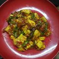 Sushmita Chakraborty's cooksnap of when they made Tawa Paneer Fry Masala.