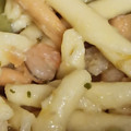 El cooksnap de Pinyates Lleida cuando hizo Espaguetti con ajo, guindilla y gambas.