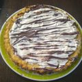El cooksnap de Micaela Canova cuando hizo Tarta banana split.