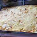 El cooksnap de Felicidonia cuando hizo Sopa paraguaya (torta de queso salada sin gluten).