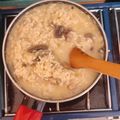 El cooksnap de Ornella Moyano cuando hizo Risotto de champiñones.