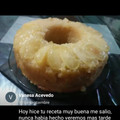 El cooksnap de Vanesa Acevedo cuando hizo Torta invertida de manzanas.