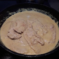 El cooksnap de Sonia cuando hizo Pechuga de pavo al curry con nata.