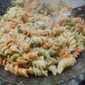 El cooksnap de Carla Marina Marenco cuando hizo Fideos con salsa de espinaca 🌱.