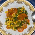 Cooksnap dari Galuh Puspita Sari untuk resep Tumis sayur buncis, wortel, jagung. / (Sayur renbow)