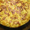 El cooksnap de Kary Abransson cuando hizo Tortilla de papas ralladas y cebollas.