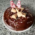 El cooksnap de Mari Angeles Hidalgo Diaz cuando hizo Bizcocho de leche con cobertura de chocolate.