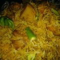 Mumtaz Ramzan's cooksnap of when they made Degi biryani.