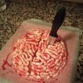 El cooksnap de Virginia. cuando hizo Tarta de cerebro para Halloween.