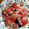 El cooksnap de Raspa cuando hizo Esqueixada de bacalao.