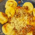 El cooksnap de Johana cuando hizo Capeletinis de jamón y queso.