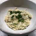 Chris Jacobs's cooksnap of when they made Creamy Lemon and Parsley Risotto 🍚.