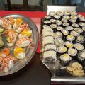 El cooksnap de María Amelia cuando hizo Sushi Hosomaki, uramaki. Nigiri.
