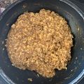 El cooksnap de Laura cuando hizo Arroz con carne picada.