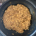 El cooksnap de Laura cuando hizo Arroz con carne picada.
