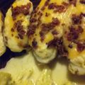 Lali 's cooksnap of when they made Man's twice baked potatoes.