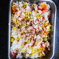 El cooksnap de Criistiina Tomas Joaquin cuando hizo Ensalada de arroz.