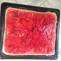 El cooksnap de Agustina cuando hizo Tarta de frutillas con crema 🍓.