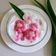 รูป Cooksnap ของ Indah Mei เมื่อเขาทำ บัวลอยดอกไม้มะพร้าวอ่อน
