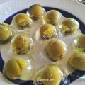 El cooksnap de Encar cuando hizo Aceitunas en Martini.