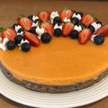 Regina Lénárt Cooksnap-ja, amikor elkészítette a(z) Áfonyás-mangós joghurttorta chiapudinggal receptet.
