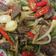 Cooksnap Yuki Chan semasa beliau membuat Daging Goreng Kunyit.