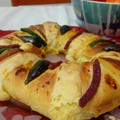 El cooksnap de Dana Delgado Luna cuando hizo Rosca de reyes.