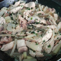 El cooksnap de Esmeralda Reyes cuando hizo Champiñones Con Pollo Salteados.