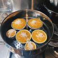 รูป Cooksnap ของ chris เมื่อเขาทำ ขนมฟักทองนึ่ง