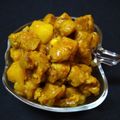 Sweta Sarkar's cooksnap of when they made সয়াবিন আলু কষা(soyabean aloo kosha recipe in Bengali).