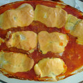 El cooksnap de antonio cuando hizo Bacalao fresco con tomate y gratinado con langostinos.