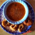 Vanshika Mulchandani's cooksnap of when they made Medu Vada with Coconut Chutney.