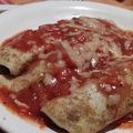 El cooksnap de Manuel Silva cuando hizo Canelones de carne molida.