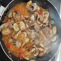 El cooksnap de Enrique Miguel Carnicero cuando hizo Almejas en salsa.