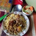 Runu Chowdhury's cooksnap of when they made চিকেন বিরিয়ানি (chicken biryani recipe in Bengali).