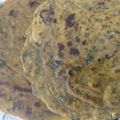 Rekha Pandey का कुकस्नैप जब उन्होंने पालक का अचारी लच्छा पराठा (palak ka achari laccha paratha recipe in Hindi) बनाया था।