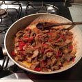 El cooksnap de Dennisse Basoalto cuando hizo Puré con carnes salteadas.