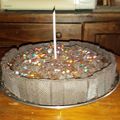 El cooksnap de Viviana Duque cuando hizo Bizcochuelo. Para torta de cumpleaños.
