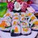 Cooksnap của Sakura khi họ làm theo món Kimpap (cơm cuộn rong biển)