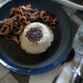 El cooksnap de perla_nines cuando hizo Calamares en su tinta.