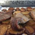 El cooksnap de Ramón Esteban López cuando hizo Secreto ibérico con miel al horno con patatas panaderas.