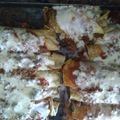 El cooksnap de Karen Caro cuando hizo Canelones de acelga con salsa roja.