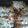 El cooksnap de Karen Caro cuando hizo Canelones de acelga con salsa roja.