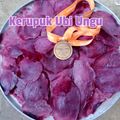 Cooksnap dari Widjie Astuti untuk resep Kerupuk ubi ungu