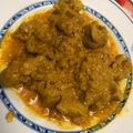 El cooksnap de Mar cuando hizo Pollo al curry.