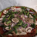 El cooksnap de Elisabeth Hidalgo cuando hizo Pizza con base de brócoli.