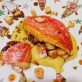 il Stefano Geremia quando ha preparato Sandwich di triglia a "beccaficu", su crema di porro