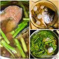 SpottedByD's cooksnap of when they made Salmon & Kang Kong in Tamarind Broth : Filipino Fish Sinigang > Savoury Sour Soup vs Tom Yum.