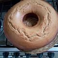 El cooksnap de julio cuando hizo Budín de Dulce De Leche.